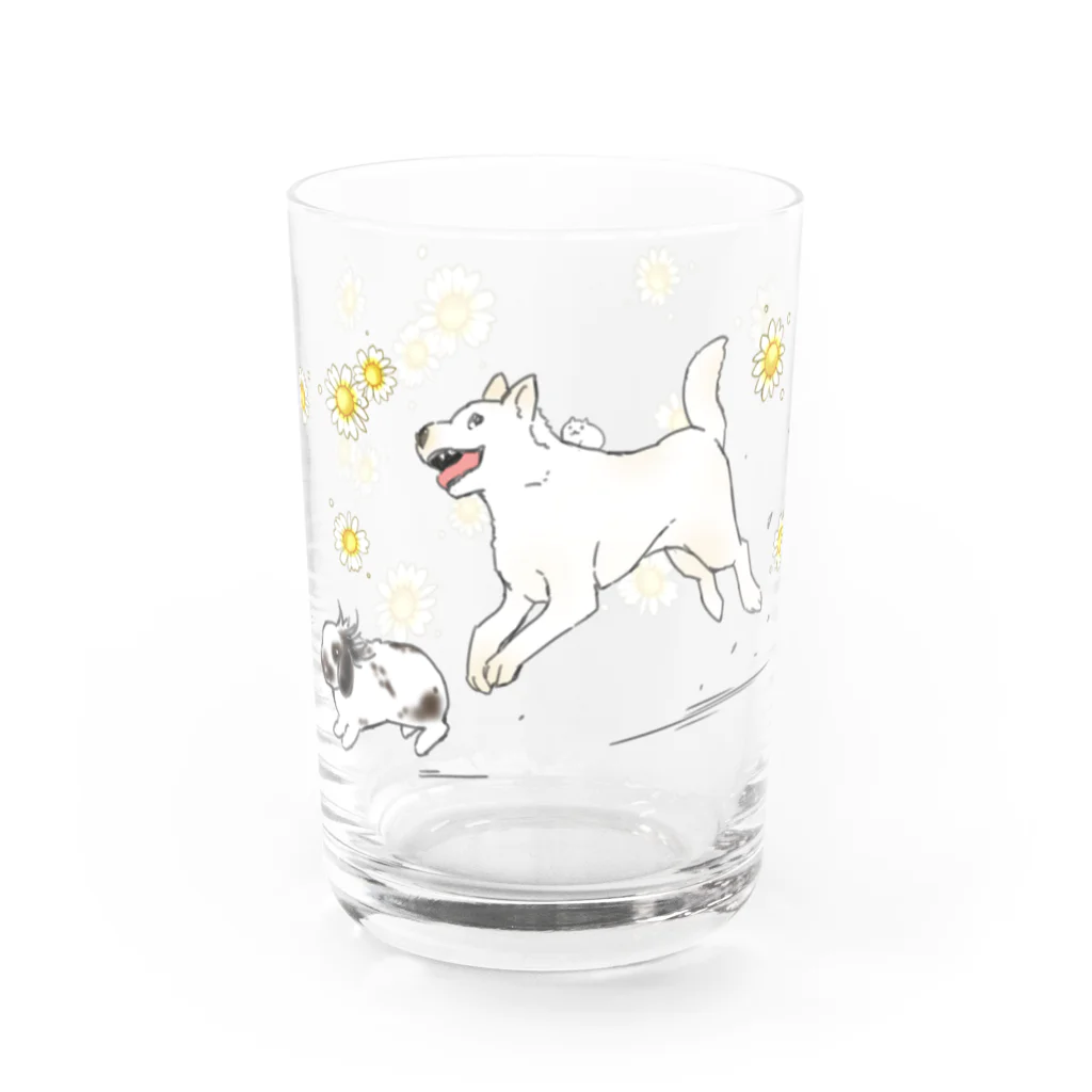 うさぎ王子のしもべの貴女にゴー♡ Water Glass :front