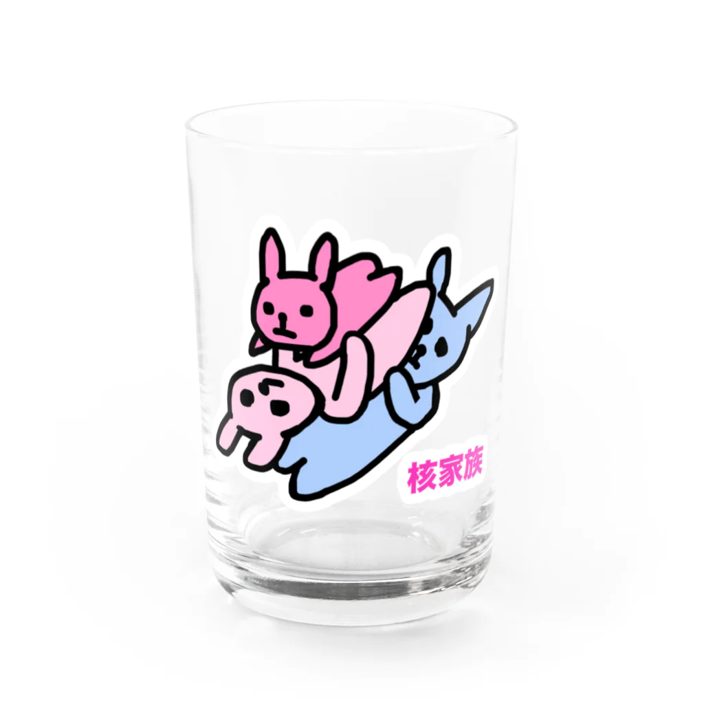 Rabbithumanaspetsの#核家族 Water Glass :front