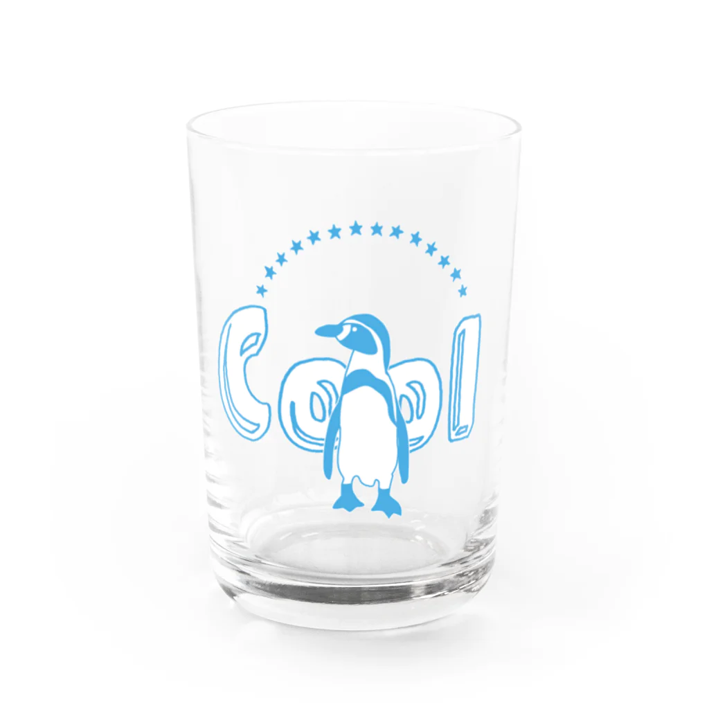 satoharuのＣｏｏｌなペンギンさん Water Glass :front