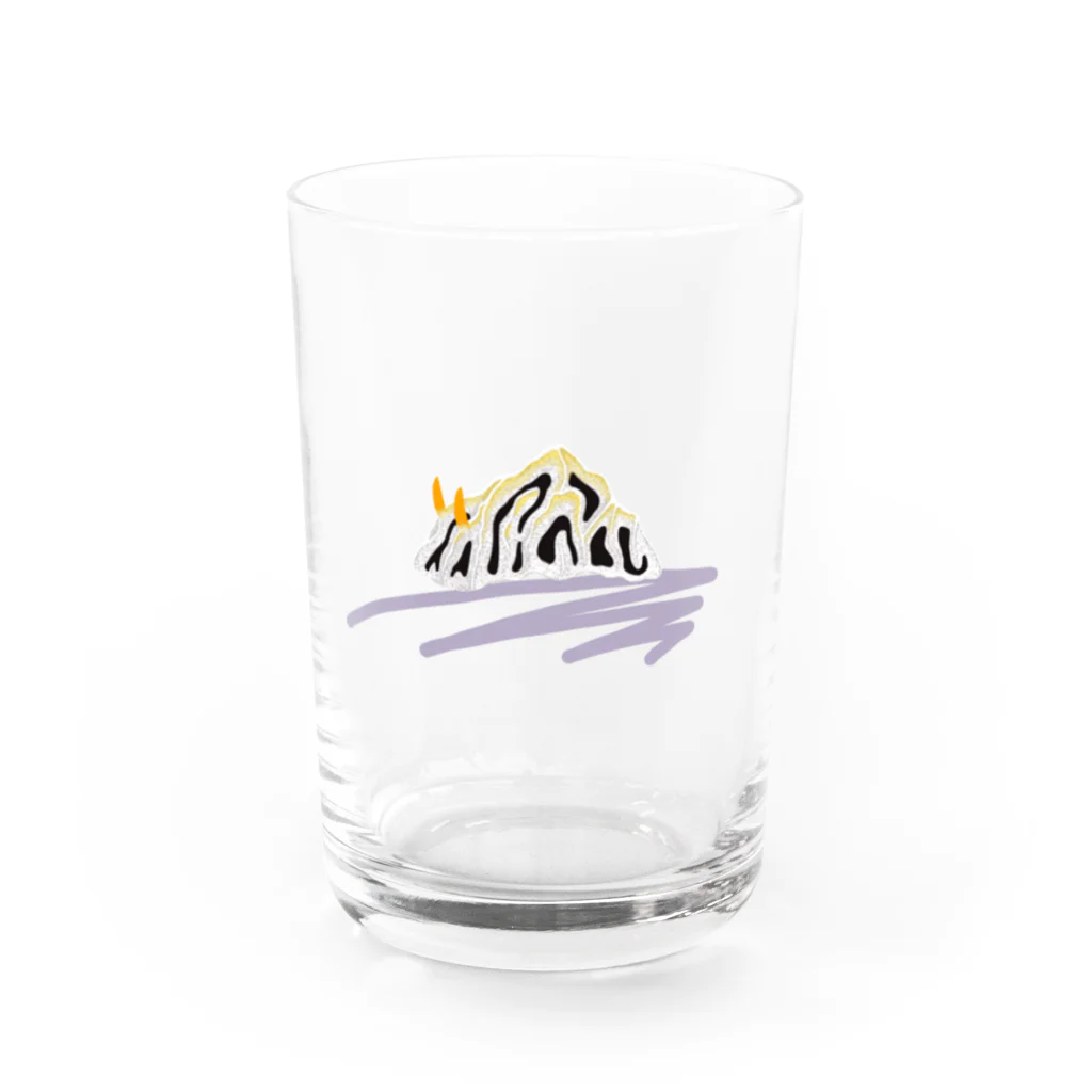 moeseaslugのウミウシのユキヤマウミウシ Water Glass :front