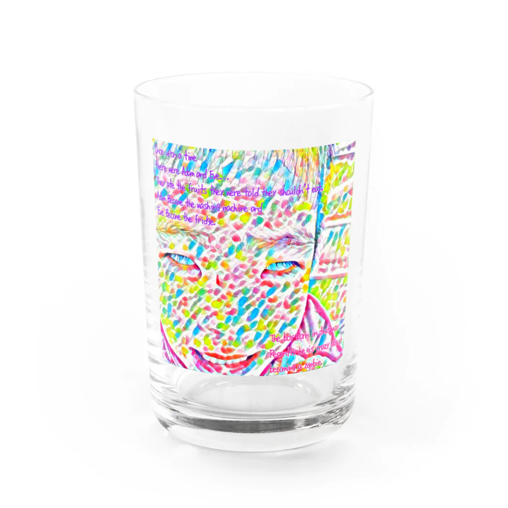 Block & Boy COLLECTIONのZOMBIE & Boy Water Glass :front