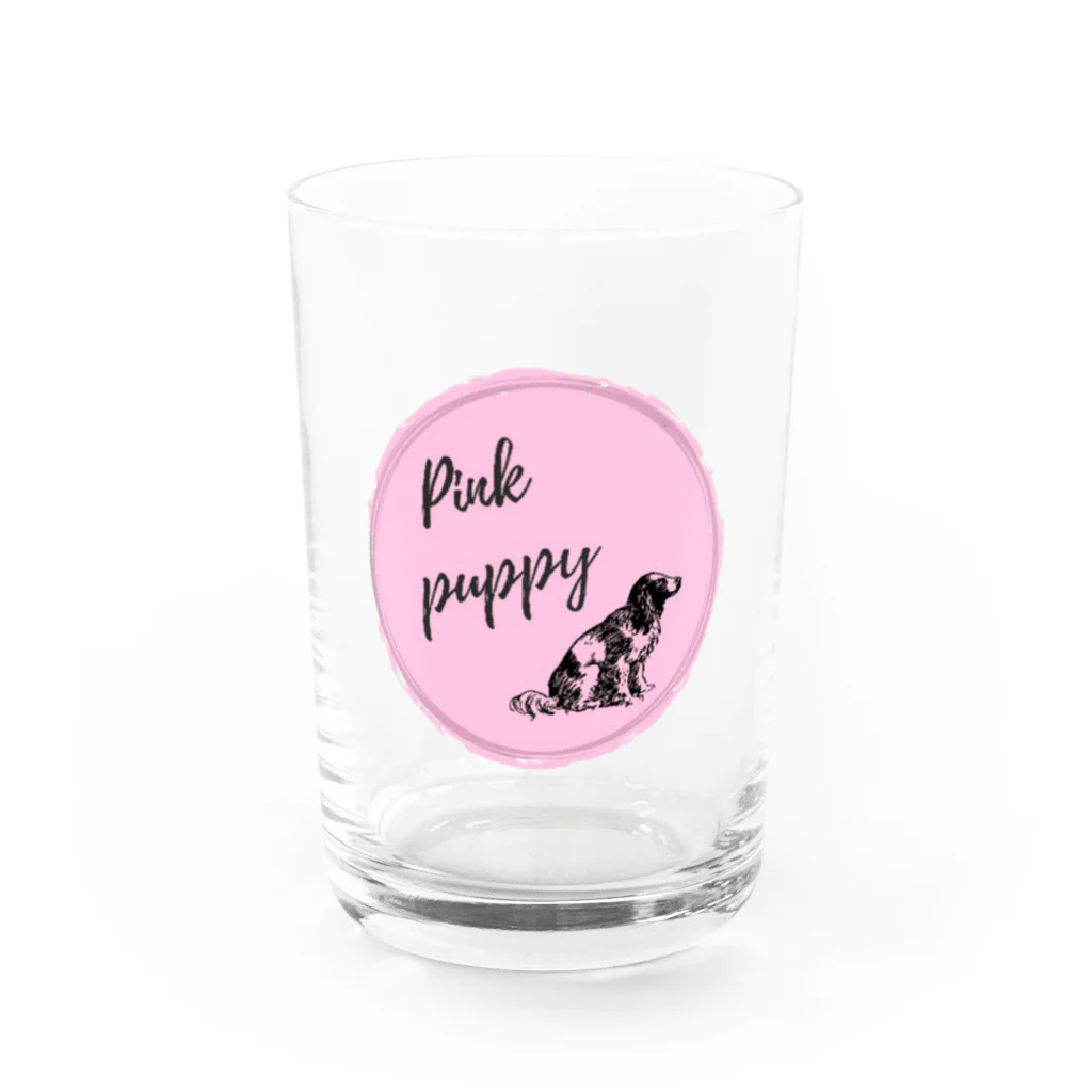 Pink puppyのPink puppy シリーズ Water Glass :front