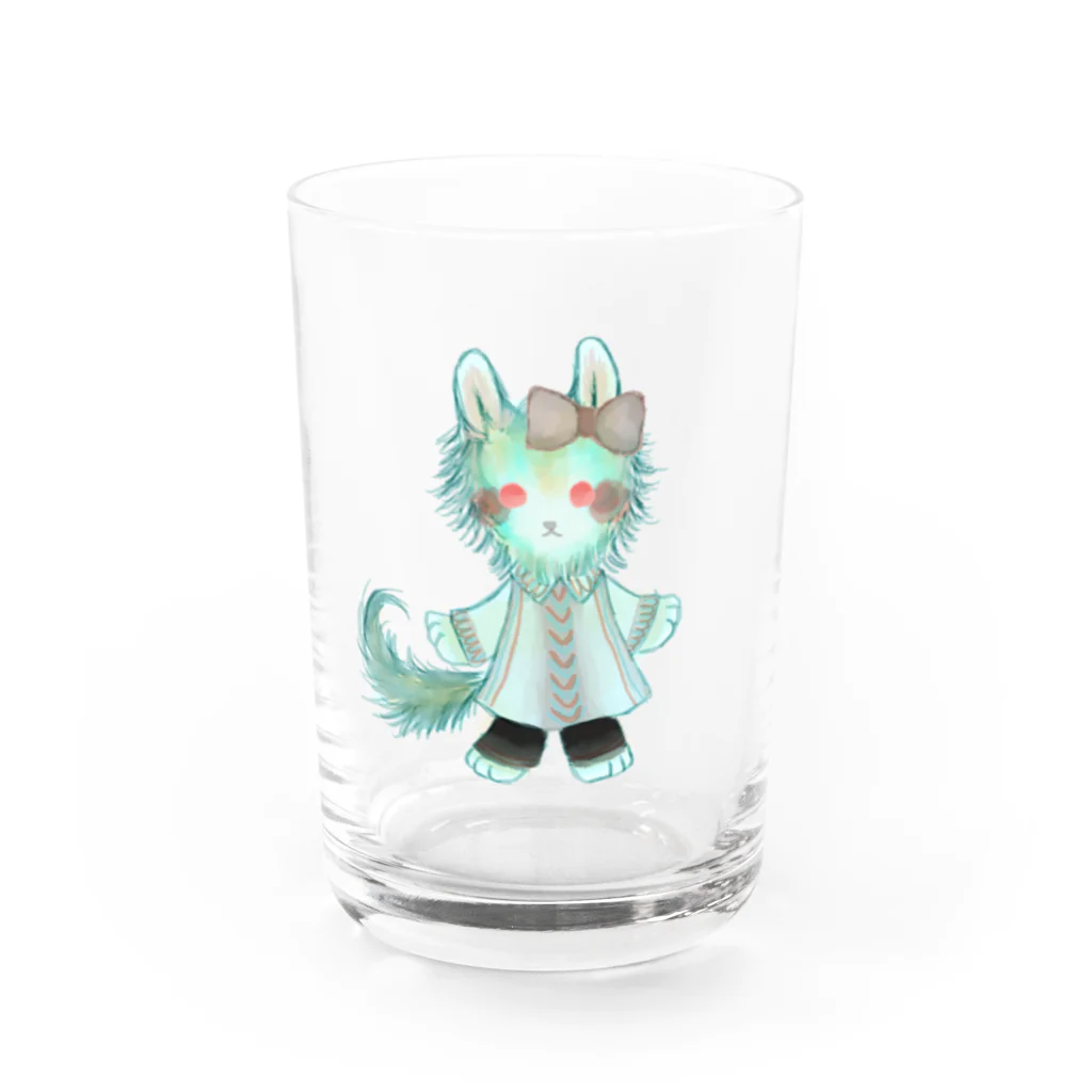 ノアオオカミのオオカミのウルフル Water Glass :front