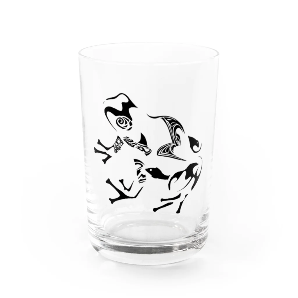 mouthのヤドクガエル Water Glass :front