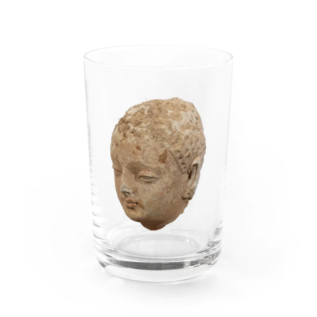 af_buttoの仏頭ズ Water Glass :front