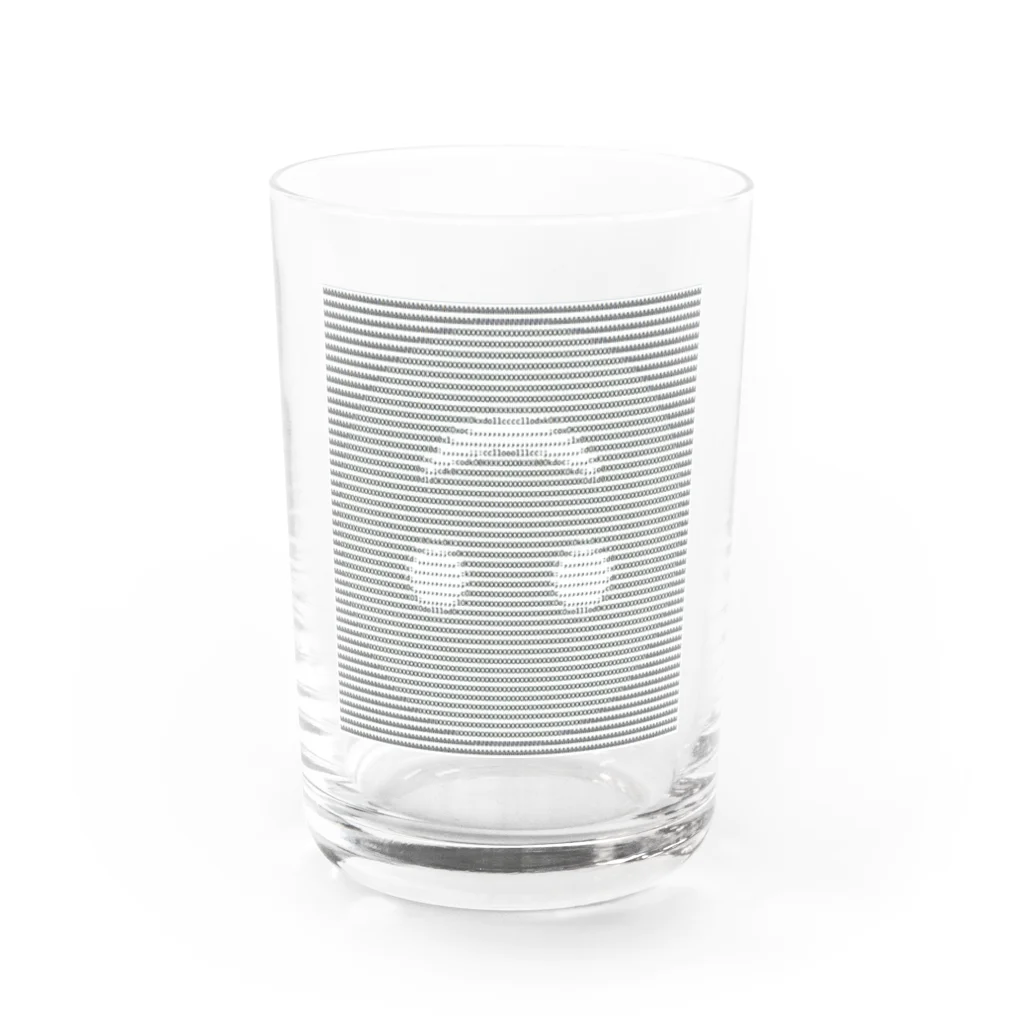 internetのdope ASCII smile #1 Water Glass :front