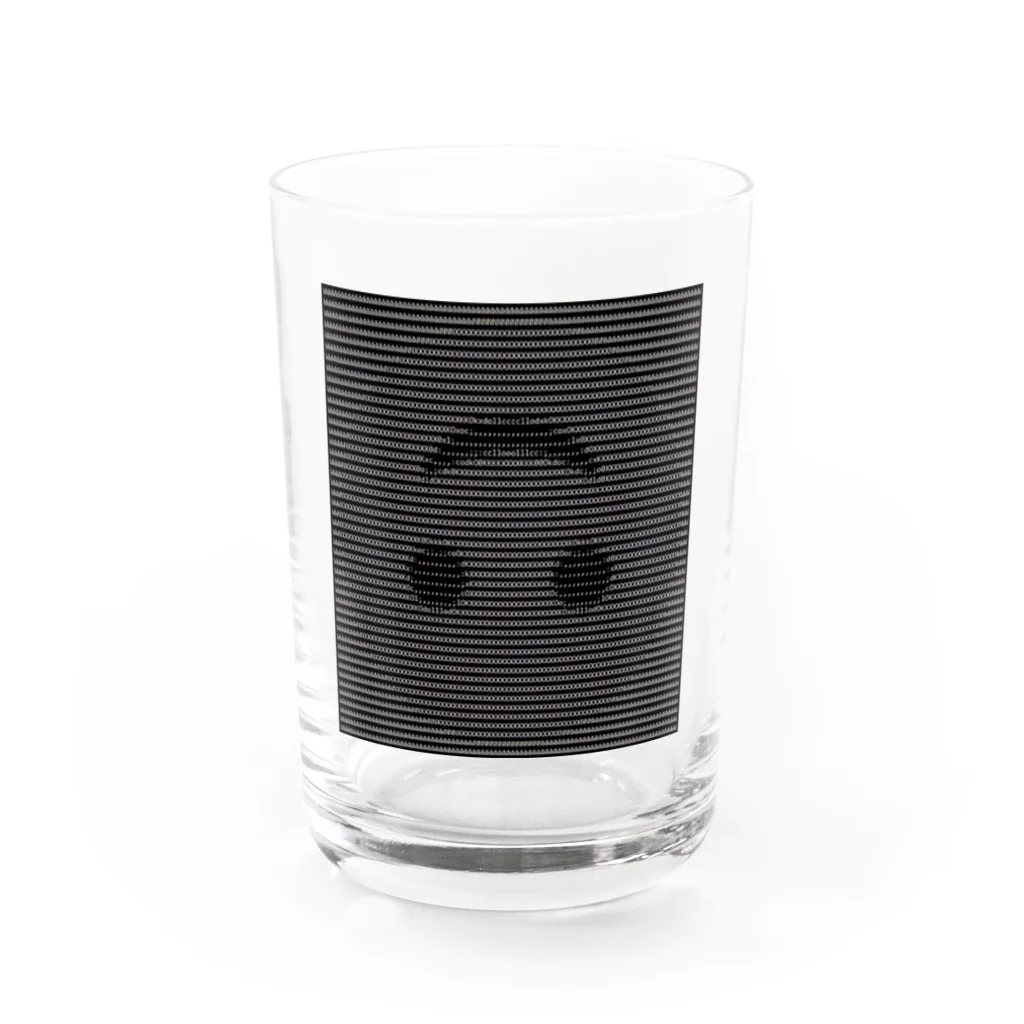 internetのdope ASCII smile #2 Water Glass :front