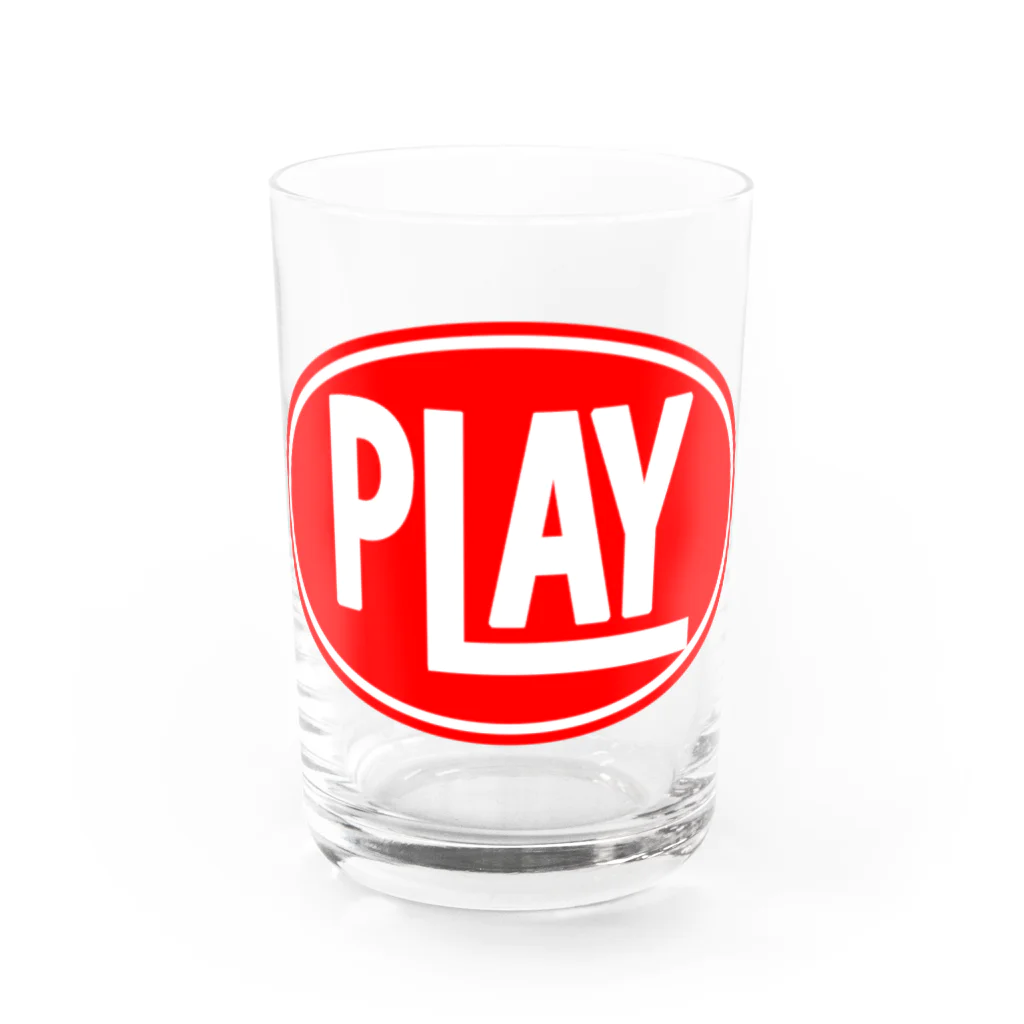 PLAY clothingのELLIPSE LOGO  R ② Water Glass :front