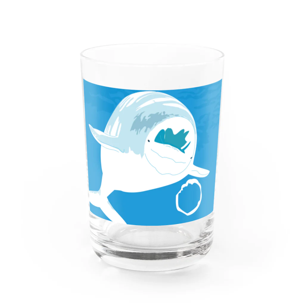 Drecome_Designのシロイルカ Water Glass :front