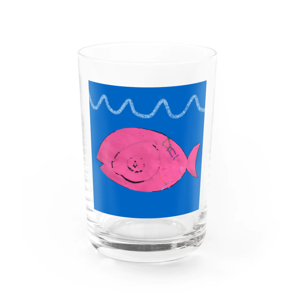 思い出ショップのぴよふぃっしゅ Water Glass :front