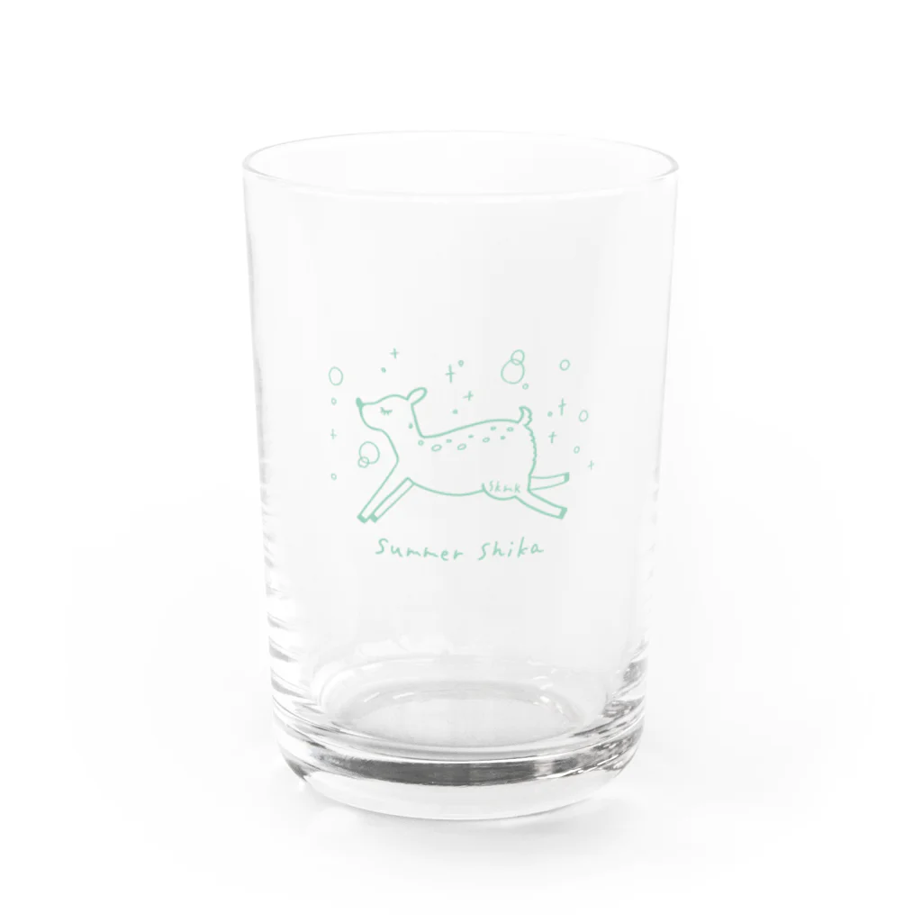 シカミカ商店のsummer shika Water Glass :front