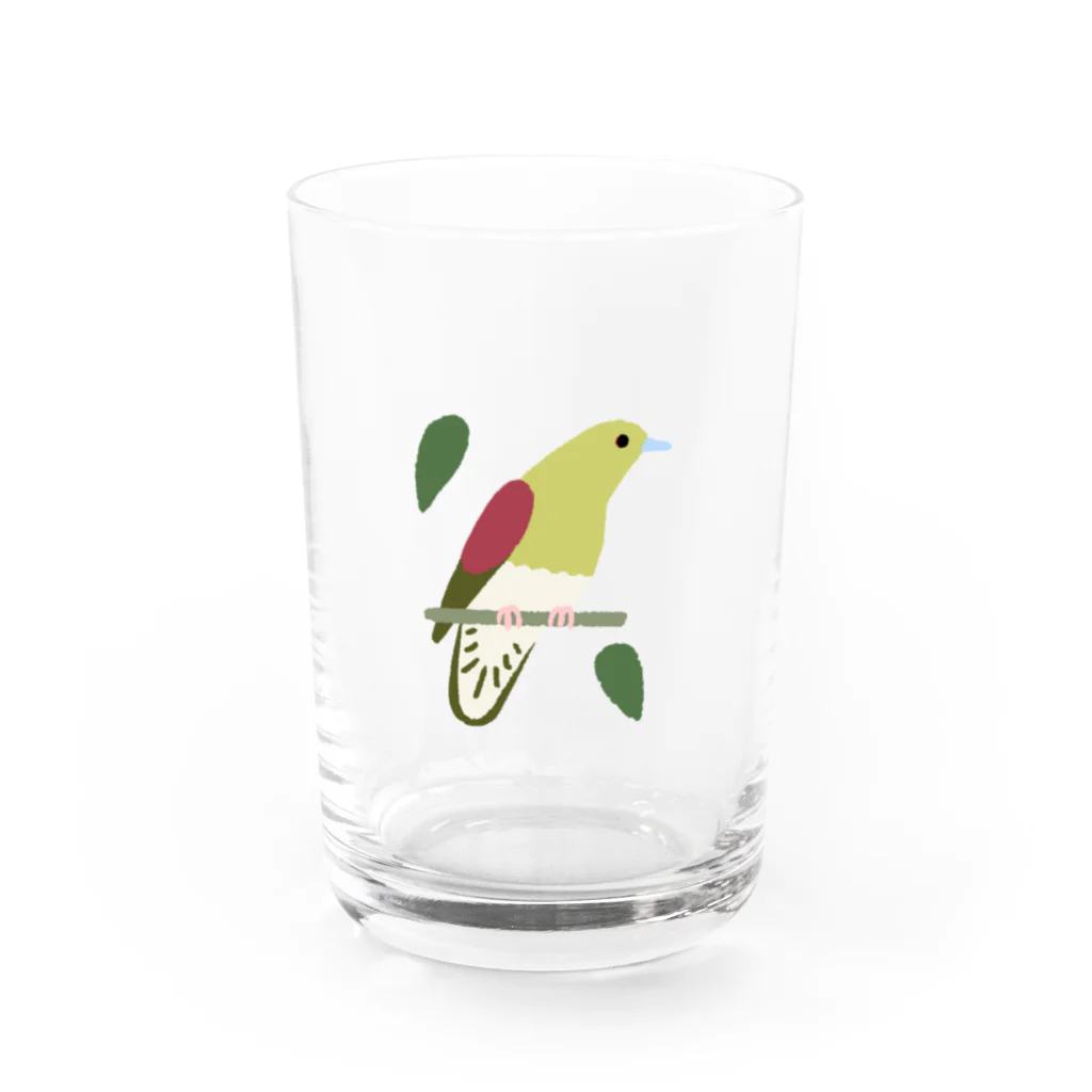 piro piro piccoloのアオバト Water Glass :front