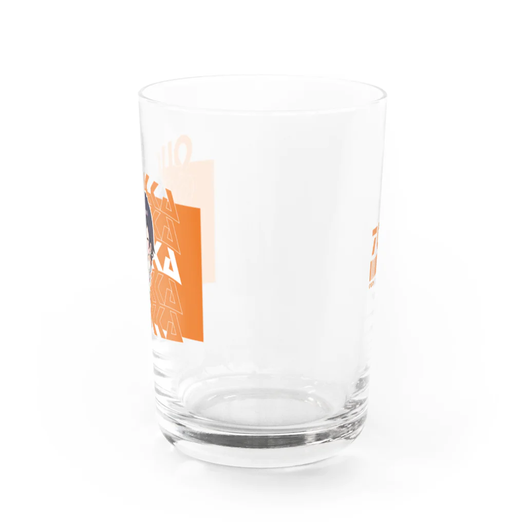 Quokka Channelのクアッカグラス（タイポグラフィー） Water Glass :front