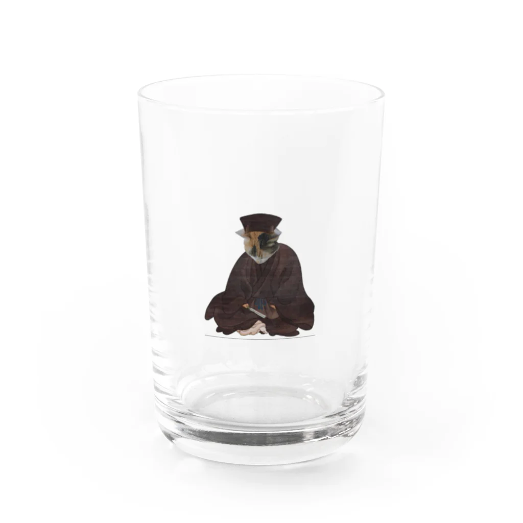 ⌁の千利休 猫 Water Glass :front