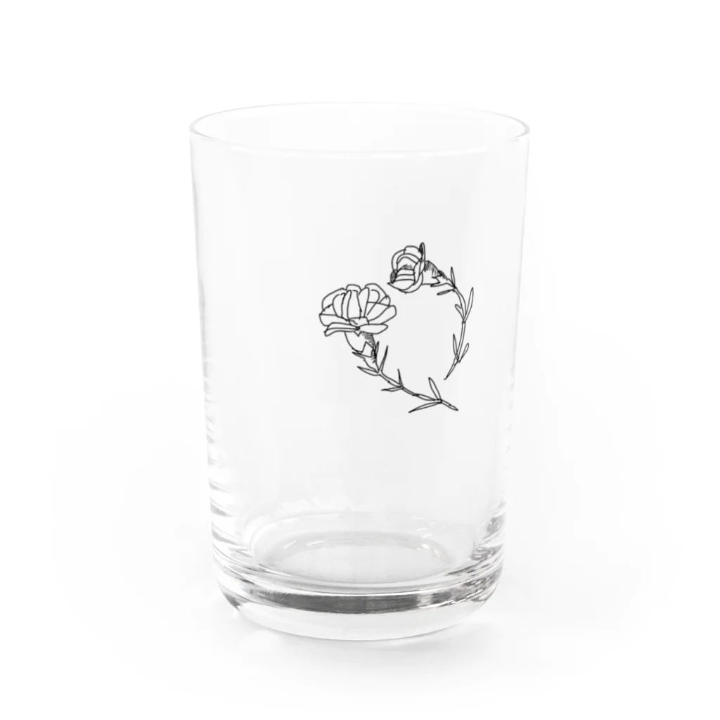 sg_nakanohitoのカーネーションの Water Glass :front