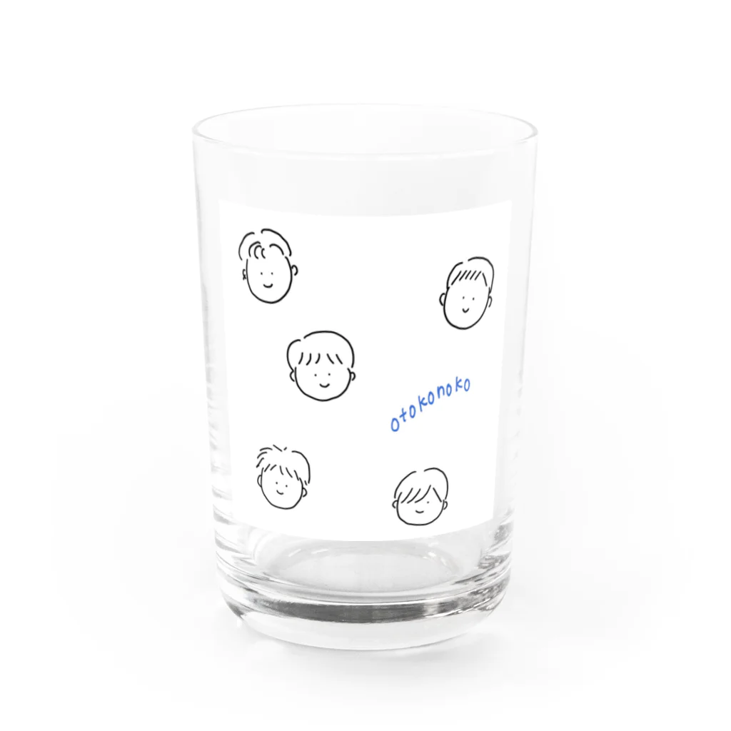 NenNeのおとこのこグッズ Water Glass :front