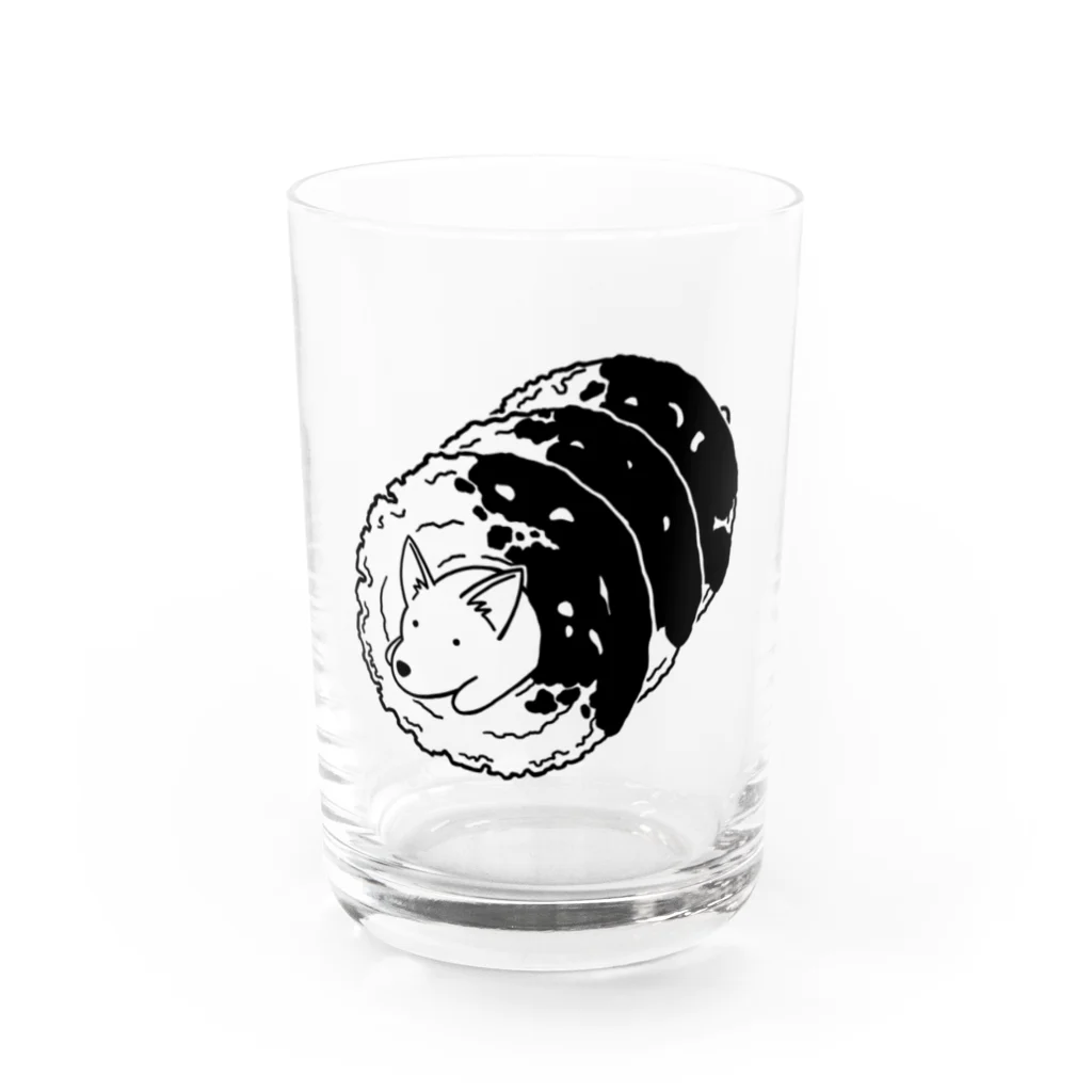 べいきんぐぱうだあのオールドファッション（チョコレート）：ブラック Water Glass :front