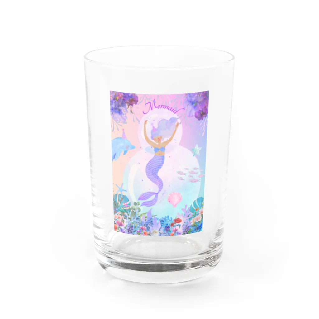 Luanaの⑵マーメイドシリーズ Water Glass :front