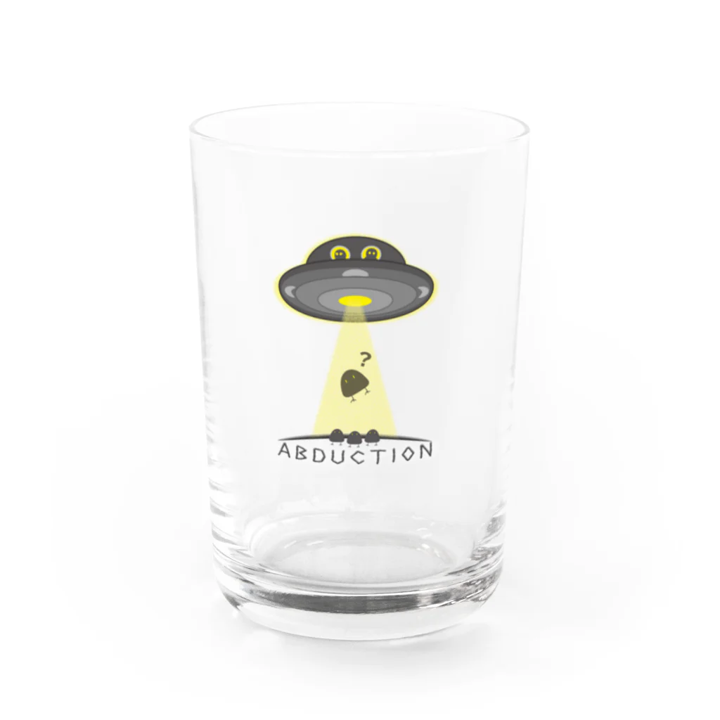 “すずめのおみせ” SUZURI店のabduction? Water Glass :front