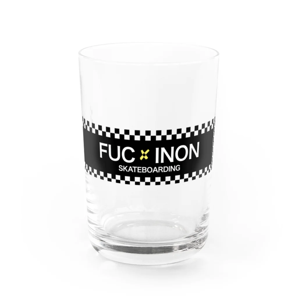 FUCKINONのじっぱー２ Water Glass :front