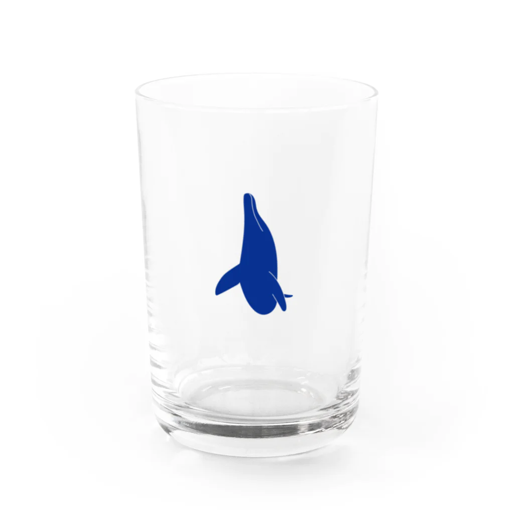 おがさわらぴくと（2022年6月21日OPEN）のドヤガオイルカ Water Glass :front