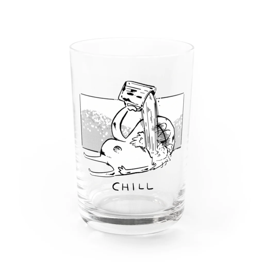 ヨネコマートのCHILL - DRUNK Water Glass :front