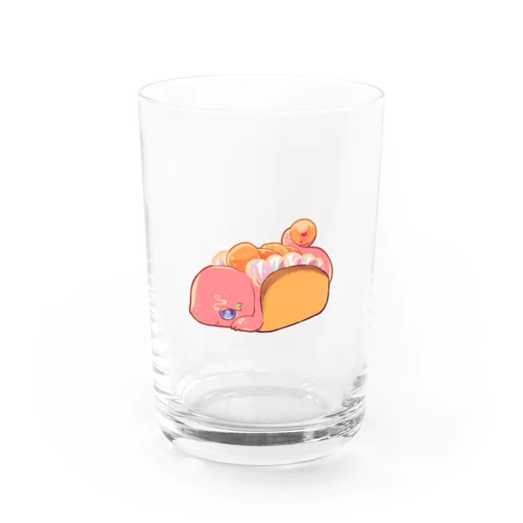 さばかん工房。のびわしーす Water Glass :front