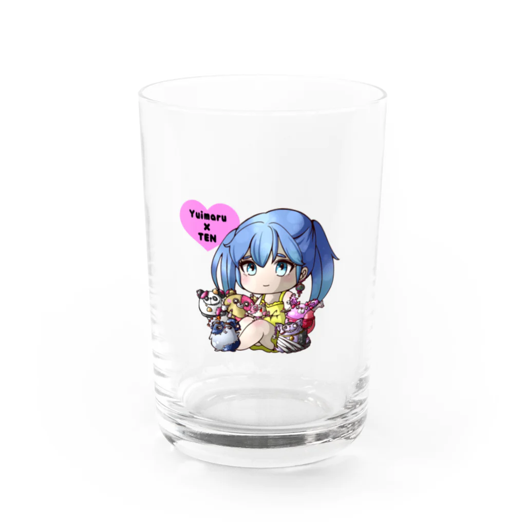 ゆぃまる☻Yuimaru ちびきゃら Creator ＆ CryPterのYuimaru×TEN Water Glass :front