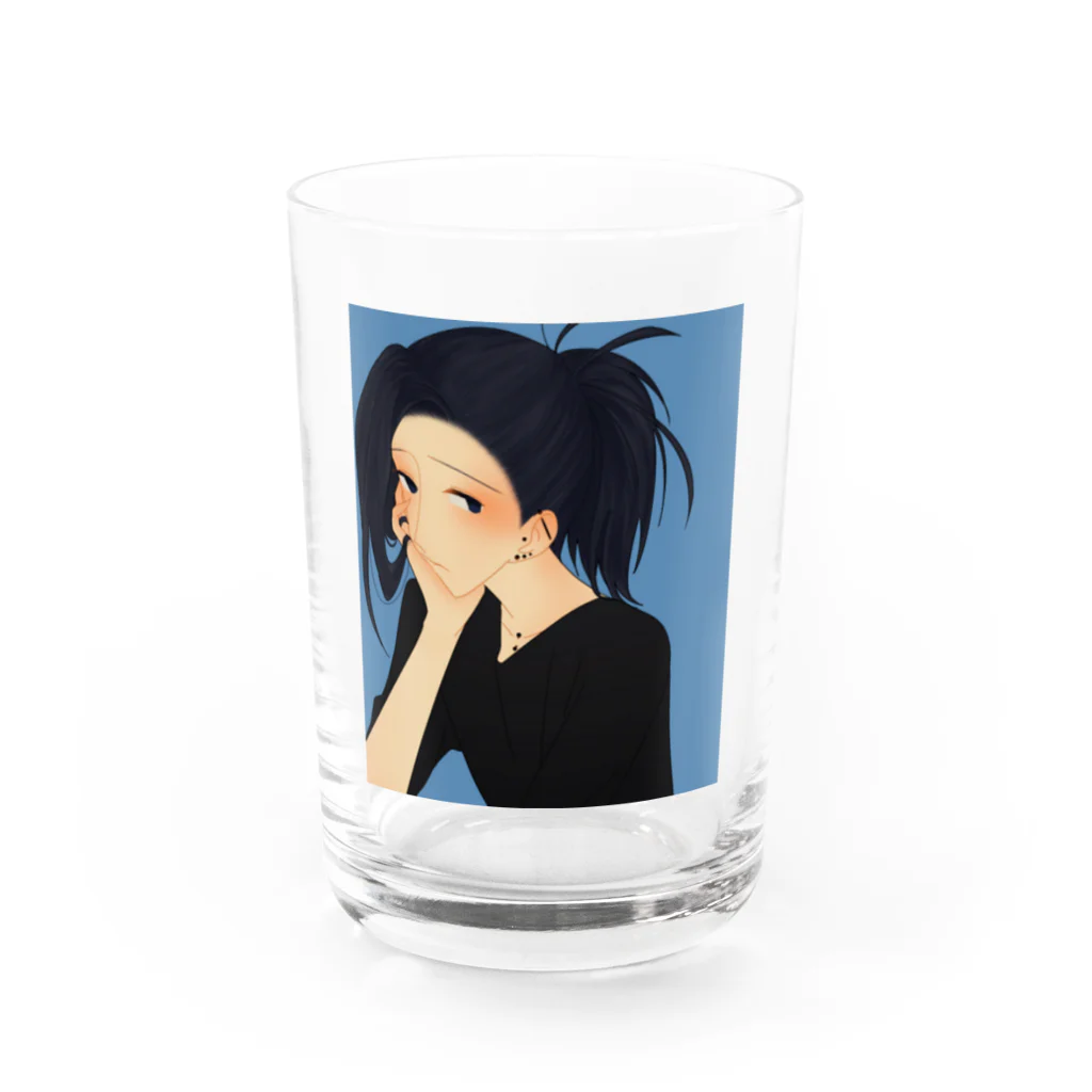 わたつみの💙みやじくん💙 Water Glass :front