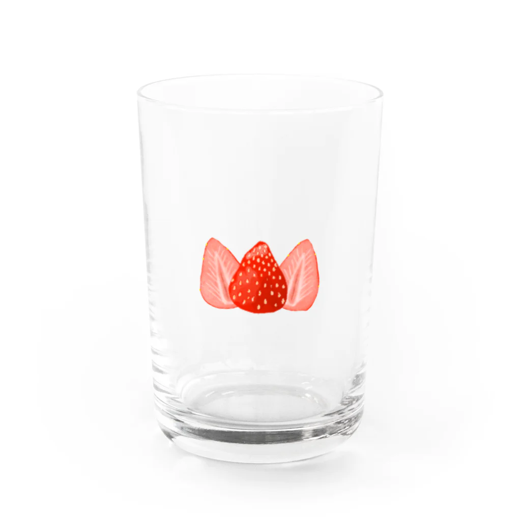 tekitouの苺 Water Glass :front