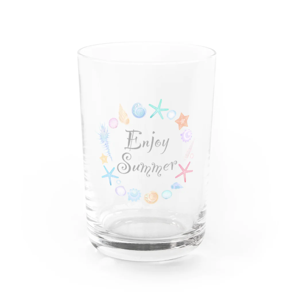 ichan GOGOのEnjoy♡summer Water Glass :front