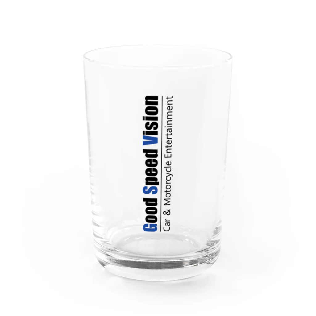 GoodSpeedVisionオンラインストアのGoodSpeedVision（色文字） Water Glass :front