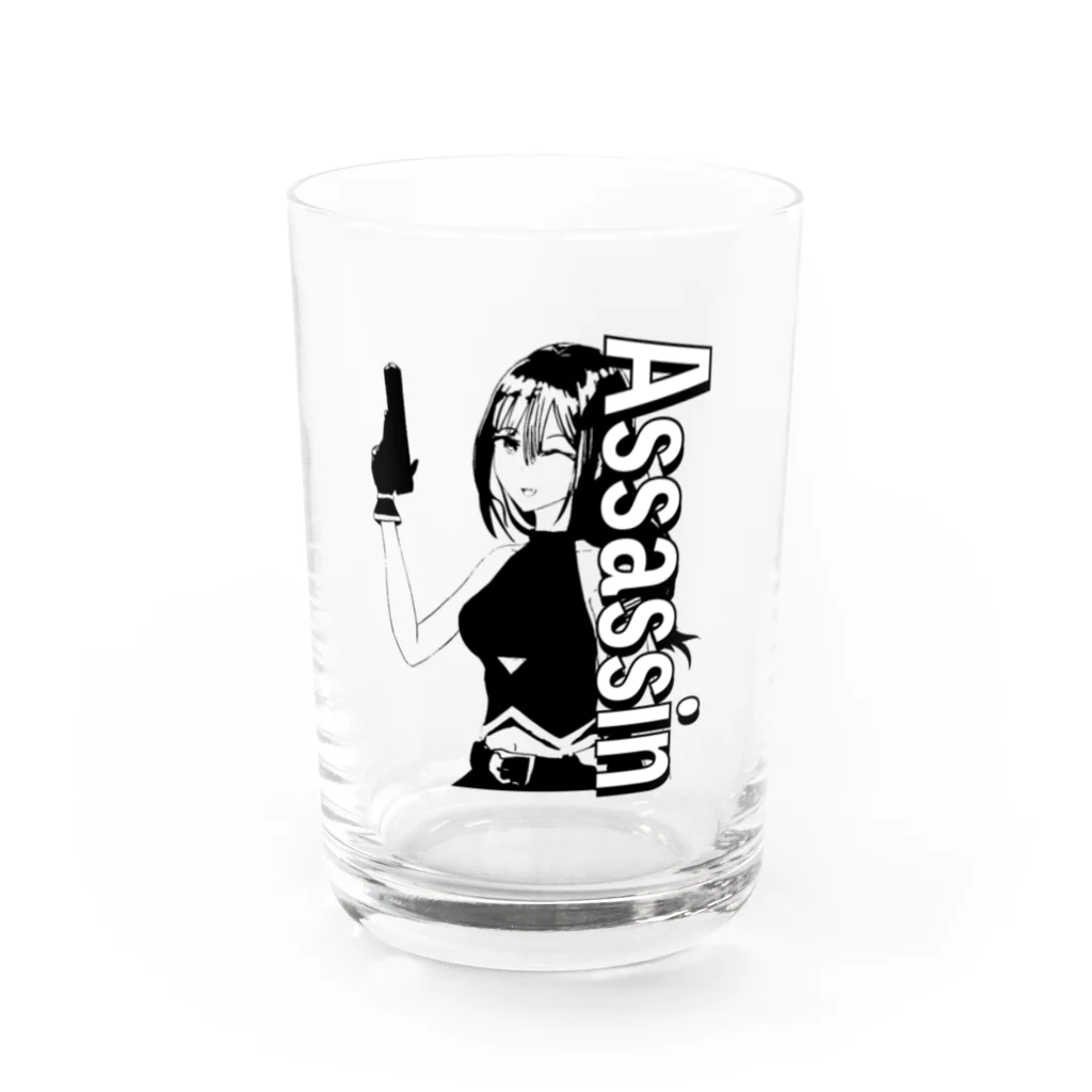 chicodeza by suzuriのアサシンちゃん Water Glass :front