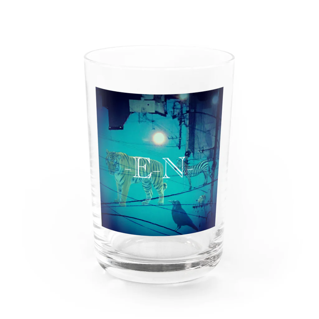 ENの電柱綱渡り Water Glass :front