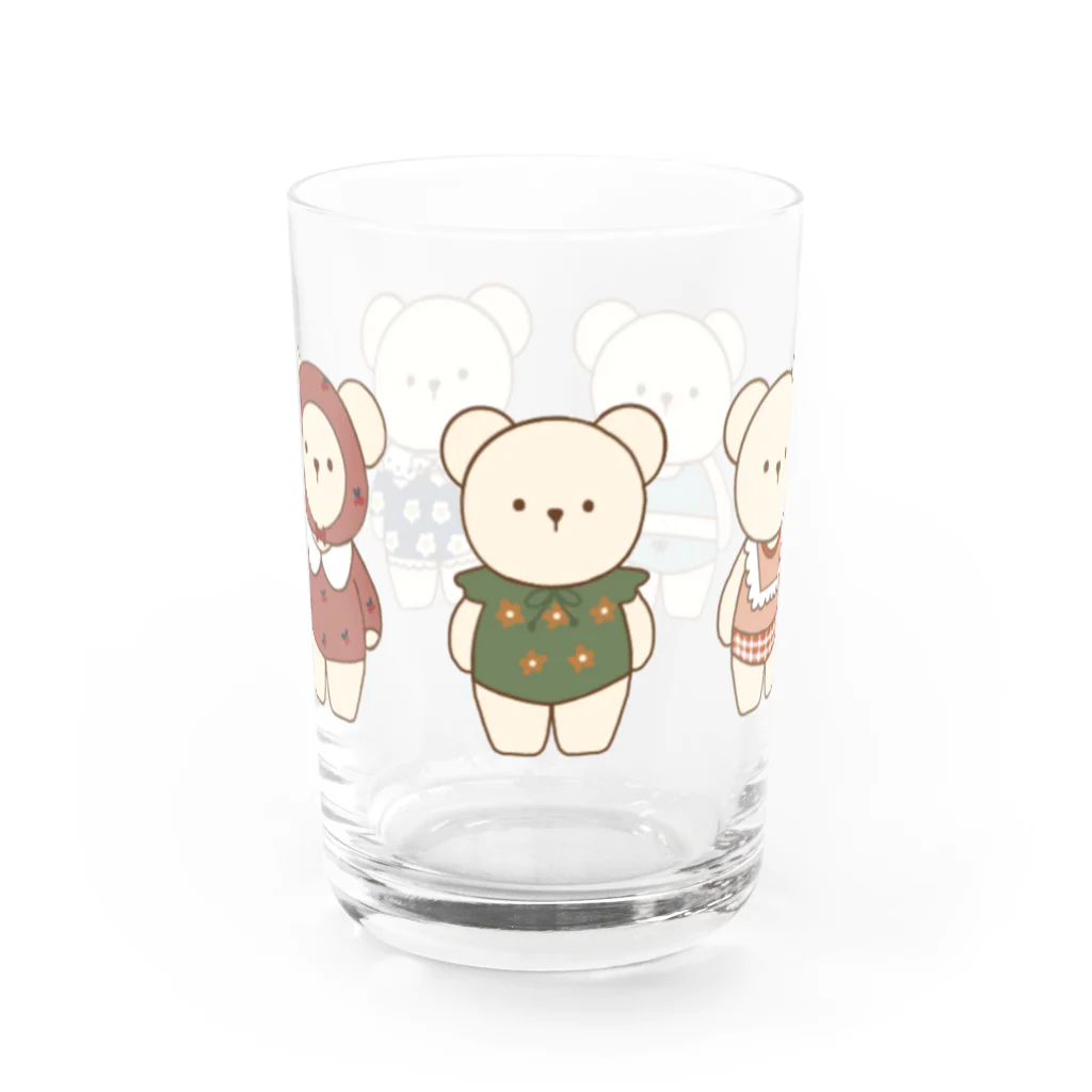 Brun (ブラン)のkuma no Polly Water Glass :front