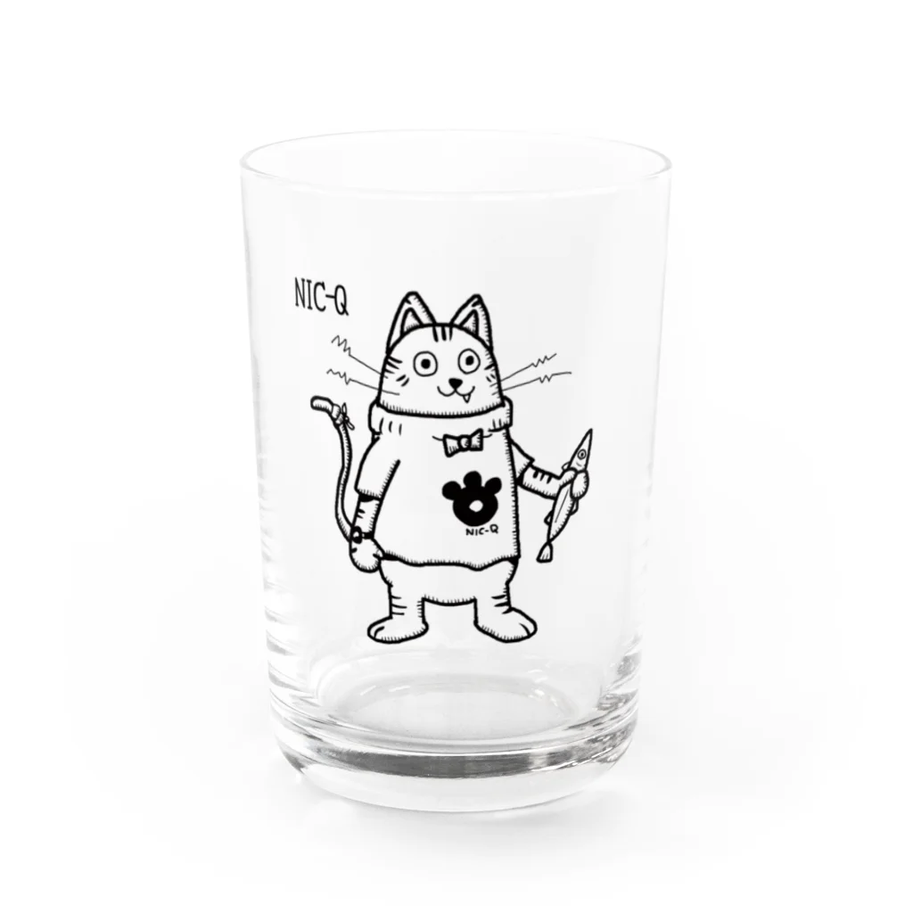 atts60 TシャツやさんのNIC-Q Water Glass :front