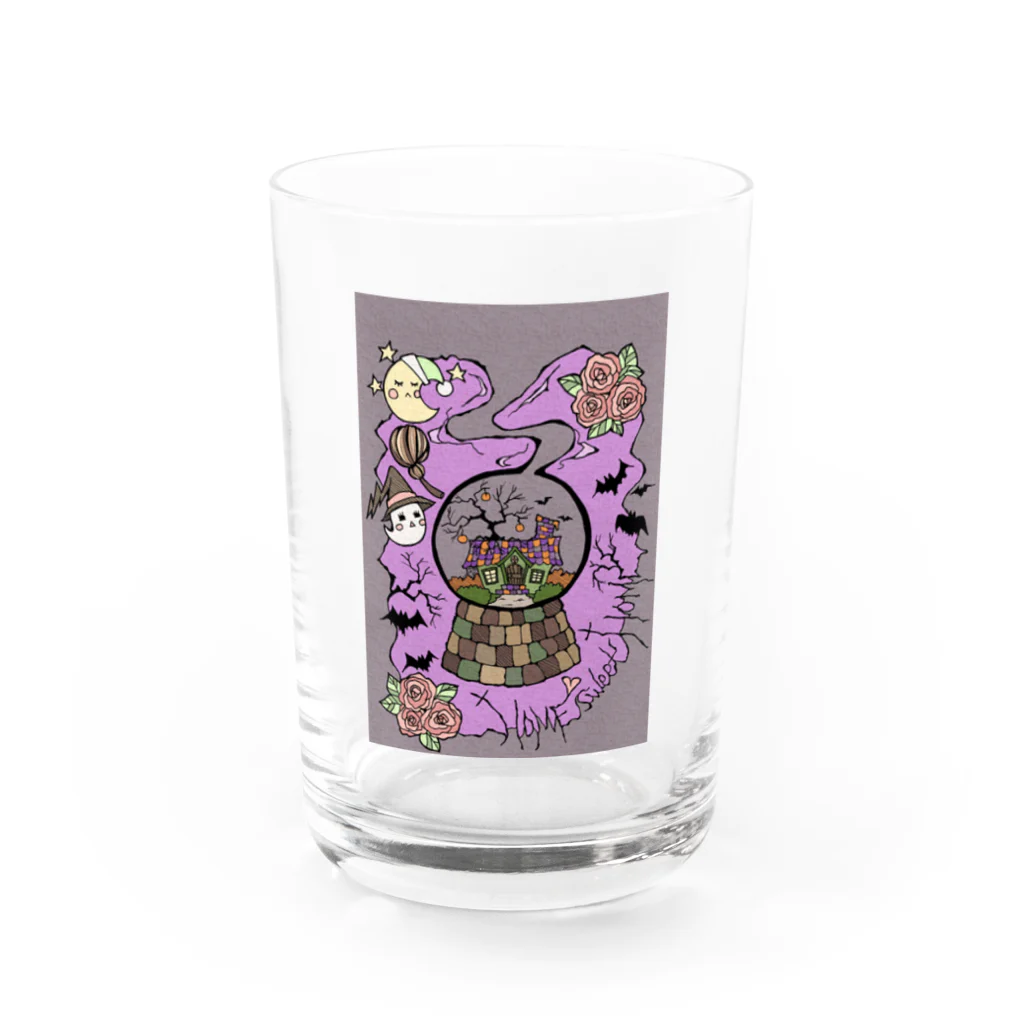 むぎちゃさぼてんのHOME sweet HOME Water Glass :front