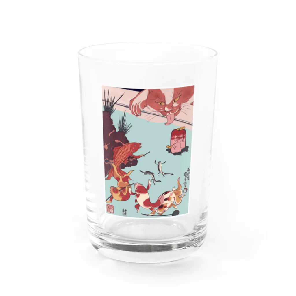 Rigelの金魚づくし 百ものがたり Water Glass :front