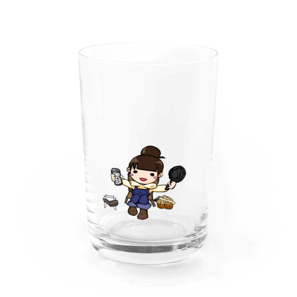 ⛺️みいこcamp のMiiiko Camp Water Glass :front