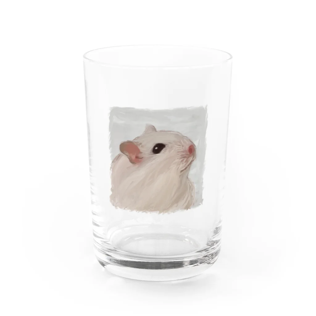 momosanoのハムスターのウリちゃん Water Glass :front