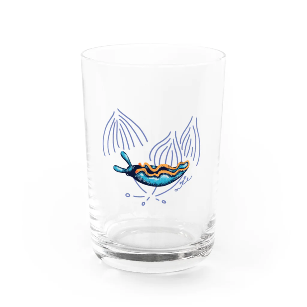 moeseaslugのアカフチミドリガイ Water Glass :front