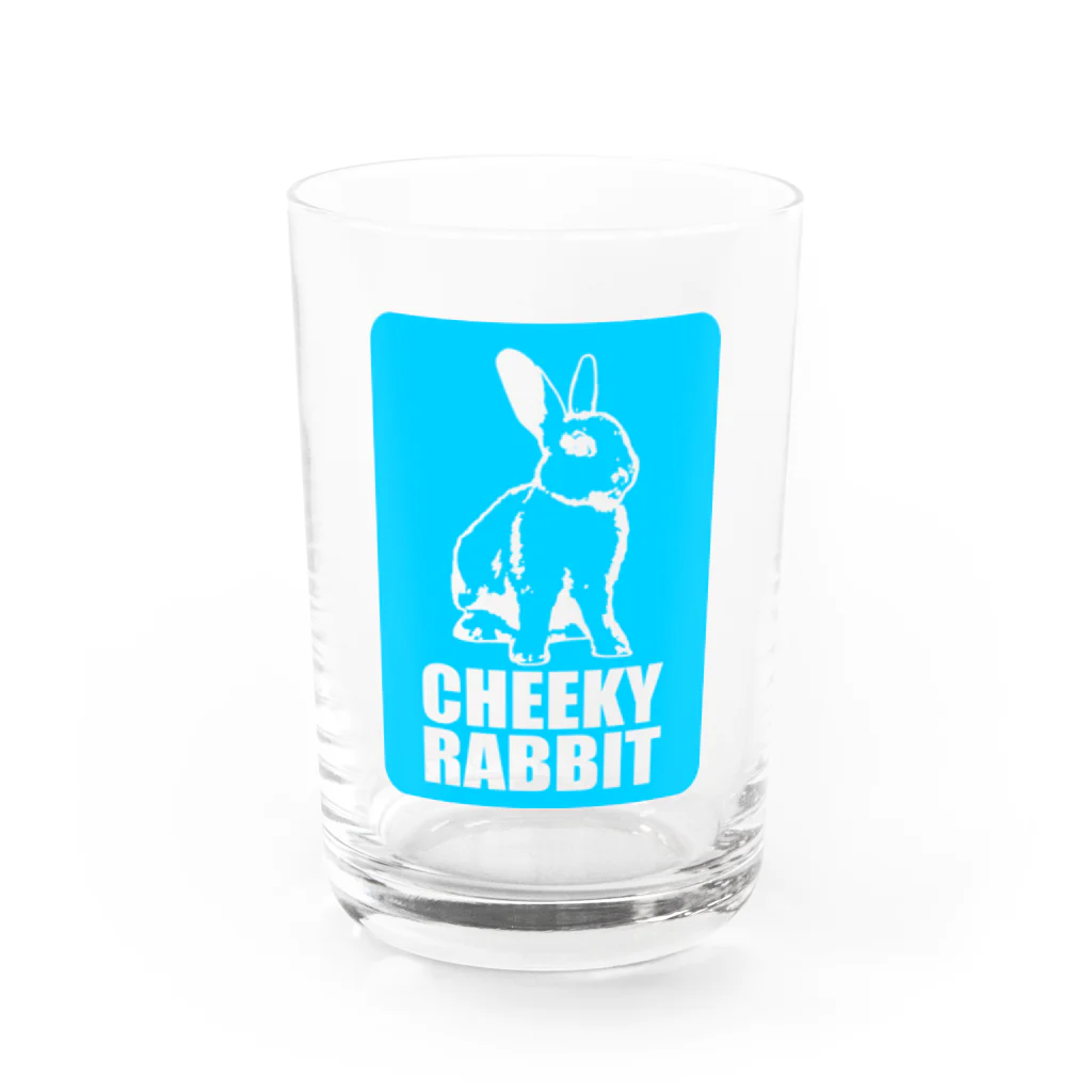 CHEEKY RABBITのCR003_CheekyRabbit_blue Water Glass :front