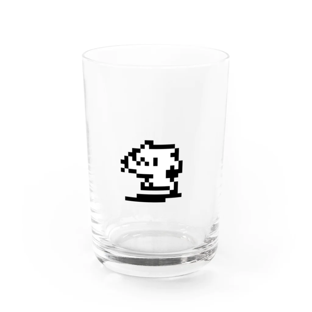 どどど素人のどどねこ-ピコピコ- Water Glass :front