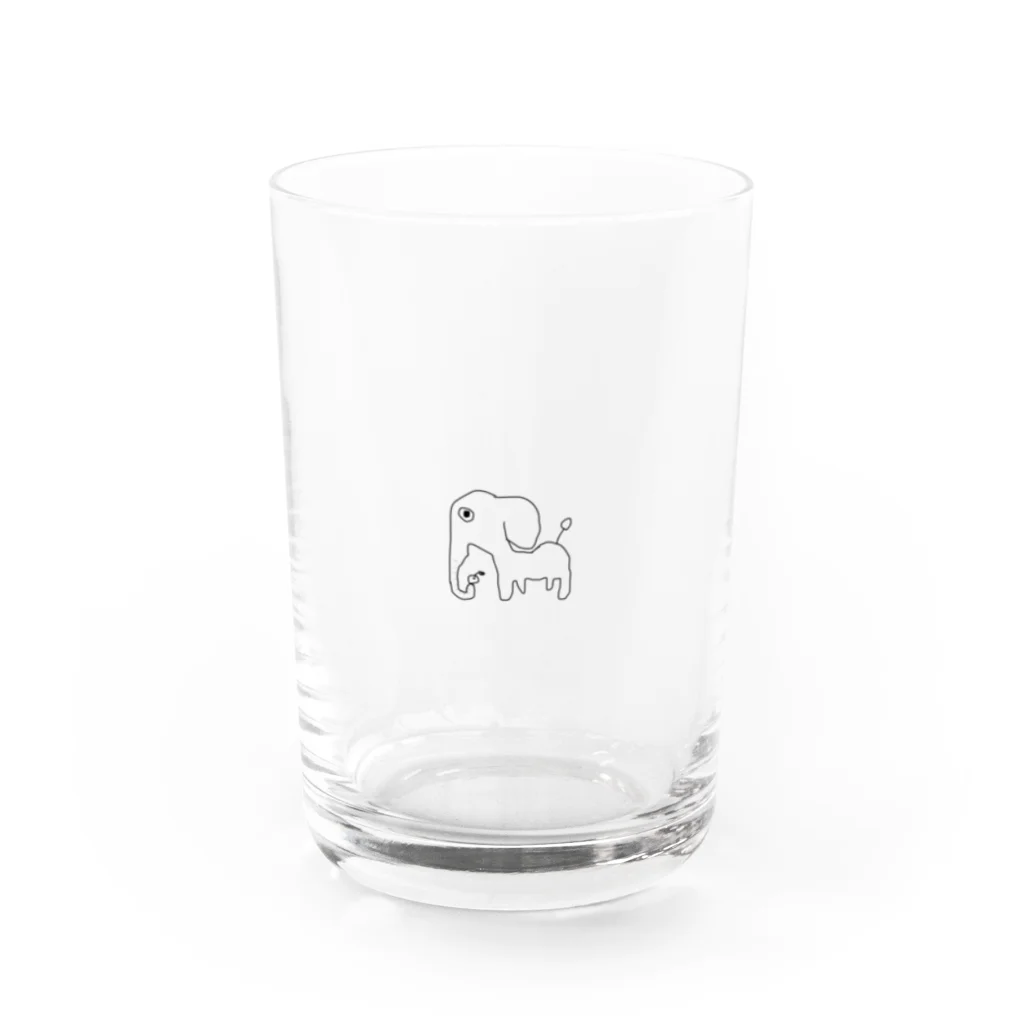 ぞうさんのぞう Water Glass :front