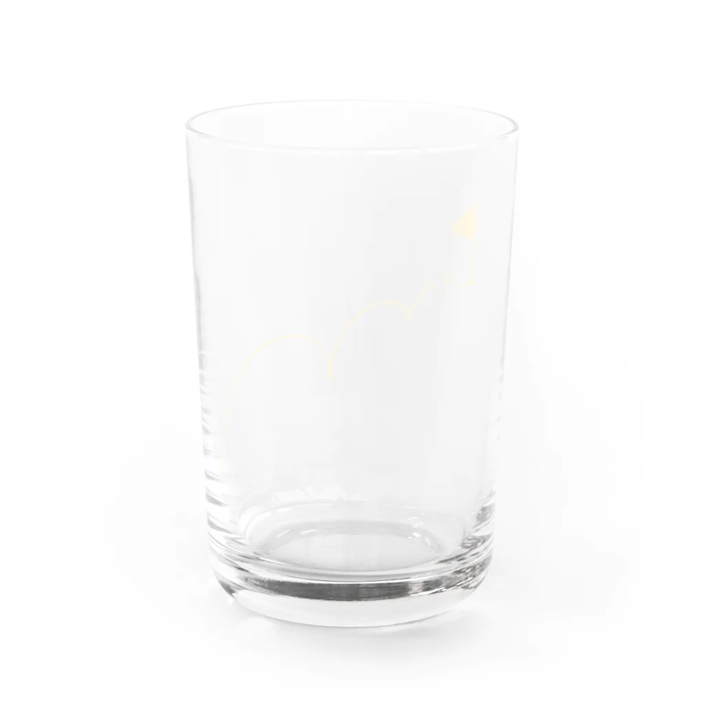 イラスト MONYAAT のホールインワン　ゴルフTシャツ Water Glass :front