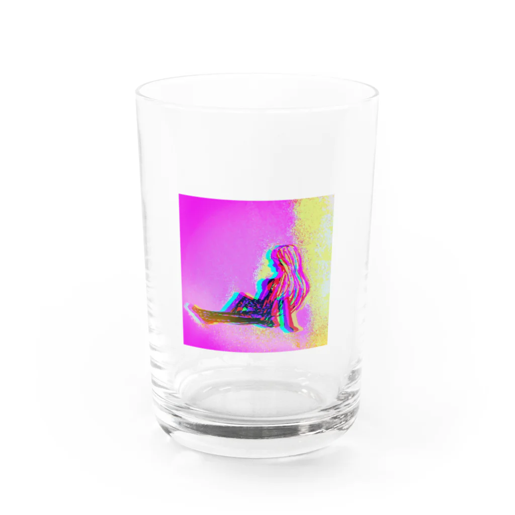 ルカルカのモダンガール Water Glass :front
