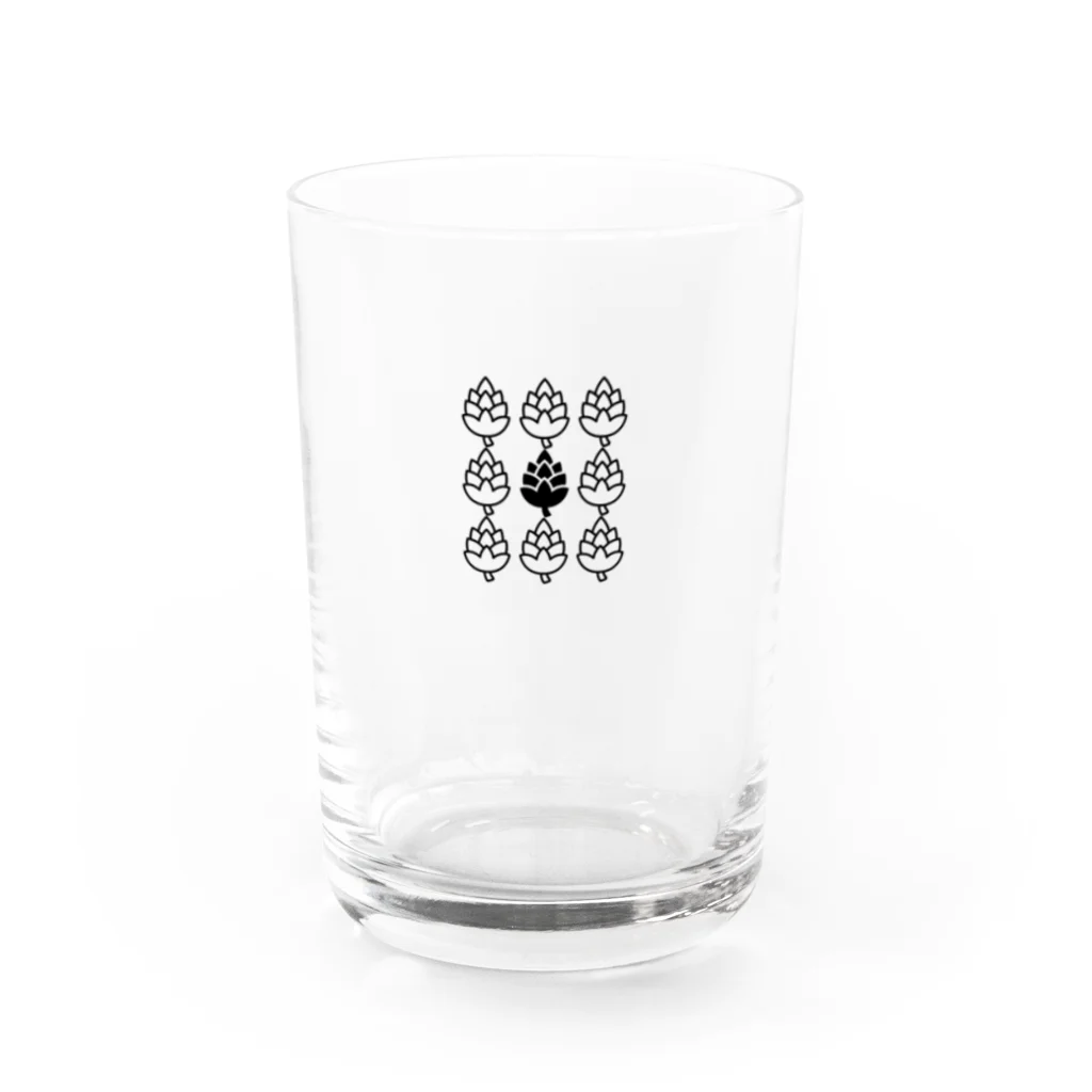 工具マニアのまつぼっくり大集合 Water Glass :front