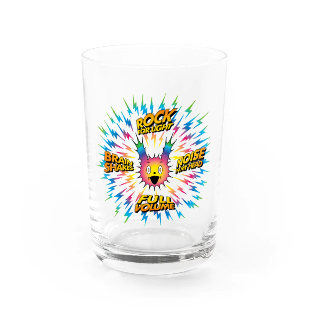 LONESOME TYPE ススの⚡️ビリビリ（サイケ）⚡️ Water Glass :front