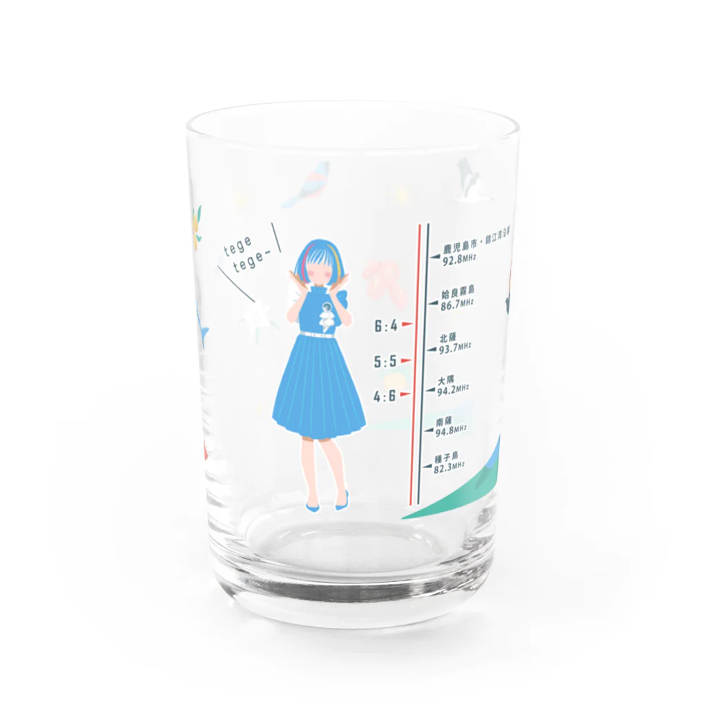 みなみ×MBCのだれやめグラス／てゲてゲ Water Glass :front