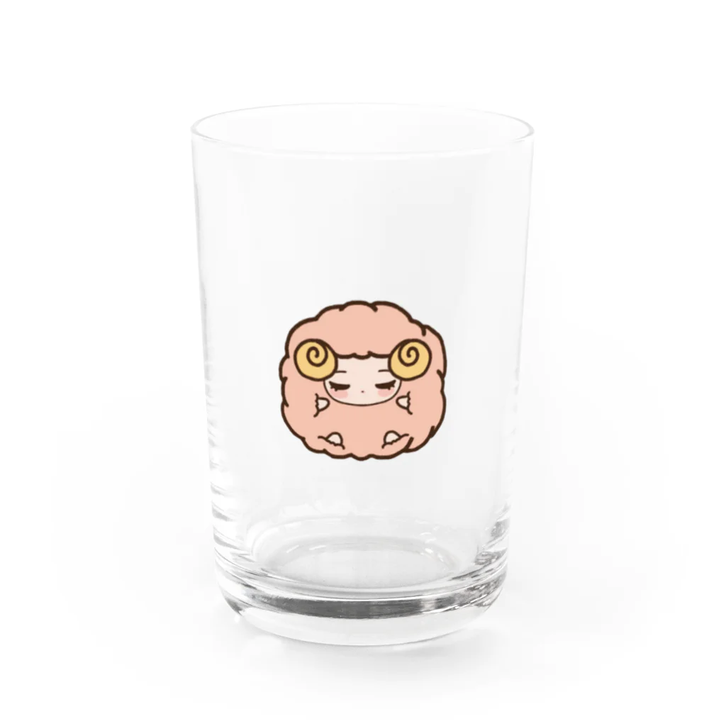 はるはるのめぇちゃん Water Glass :front